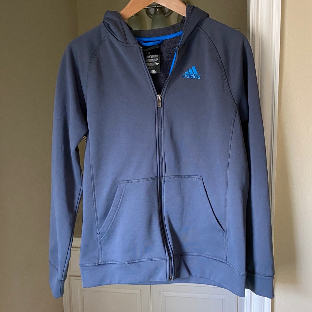 Adidas Boys Zip Up Jacket